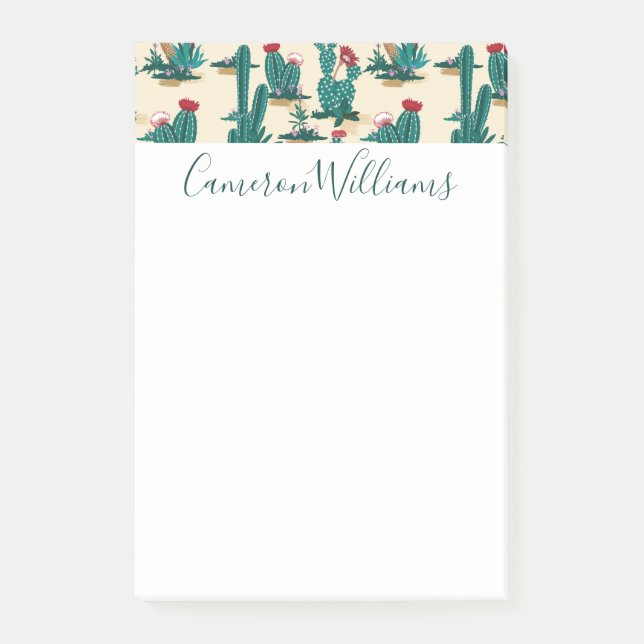 Bloco De Notas Adicione seu teste padrão verde & vermelho (Frente)