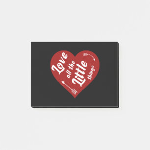 Bloco De Notas Adoro todas as pequenas coisas design