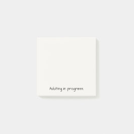 Bloco De Notas Adultizando em Andamento | Presente Divertido Mini