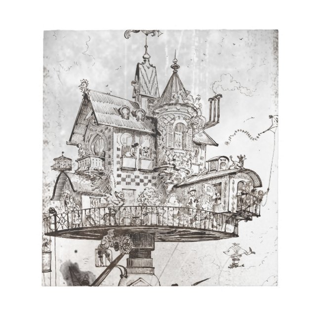 Bloco De Notas Aerial House Maison Tournante (Frente)