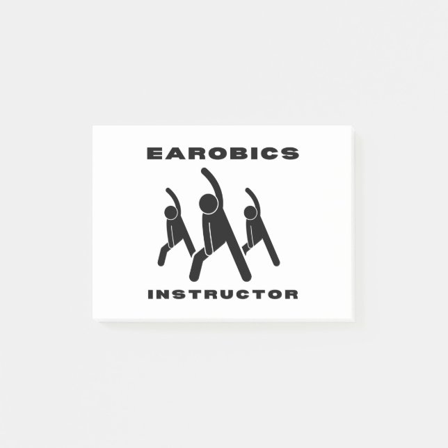 Bloco De Notas Aerobics Instructor (Frente)