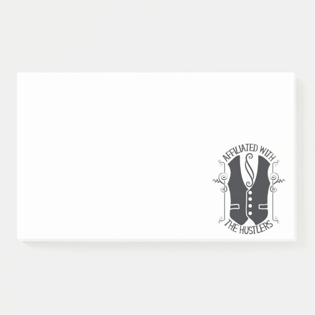 Bloco De Notas Afiliados Aos Hustlers (Frente)