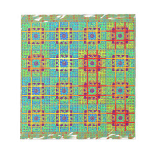 Bloco De Notas África do Sul - Étnica - padrão tribal - arte desi