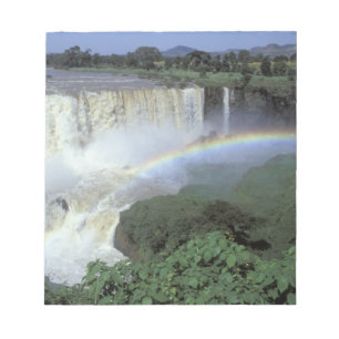 Bloco De Notas África, Etiópia, Rio Nilo Azul, Catarata. 2