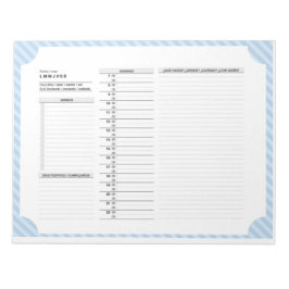 Bloco De Notas Agenda Diária em Espanhol com Verbos, Prática