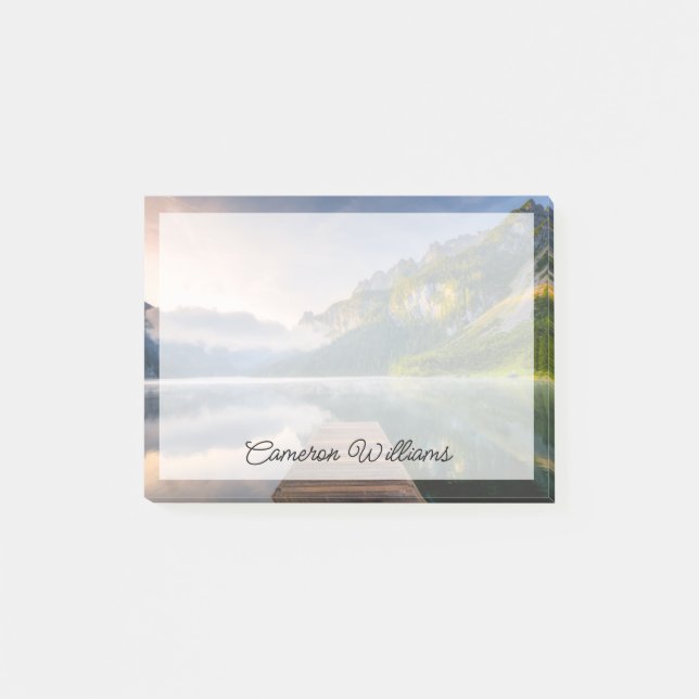 Bloco De Notas Água | Azure Alpin Lake, Áustria (Frente)