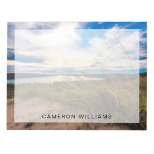 Bloco De Notas Água   Glen Lake Sleeping Bear Dunes Michigan