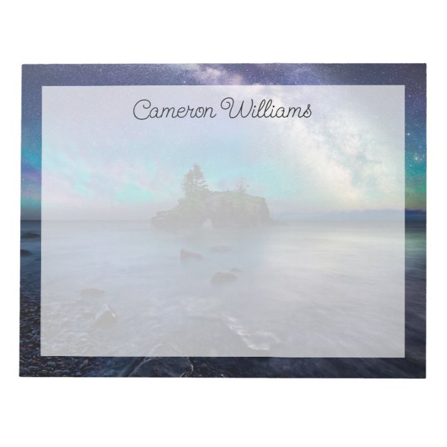 Bloco De Notas Água | Lago Superior Minnesota (Frente)