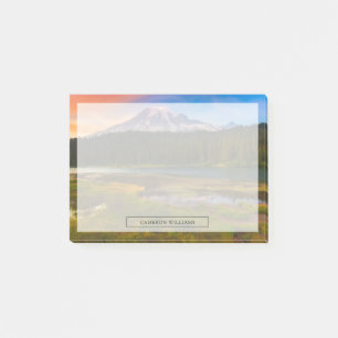 Bloco De Notas Água Parque Nacional do Mt. Rainier, Washington