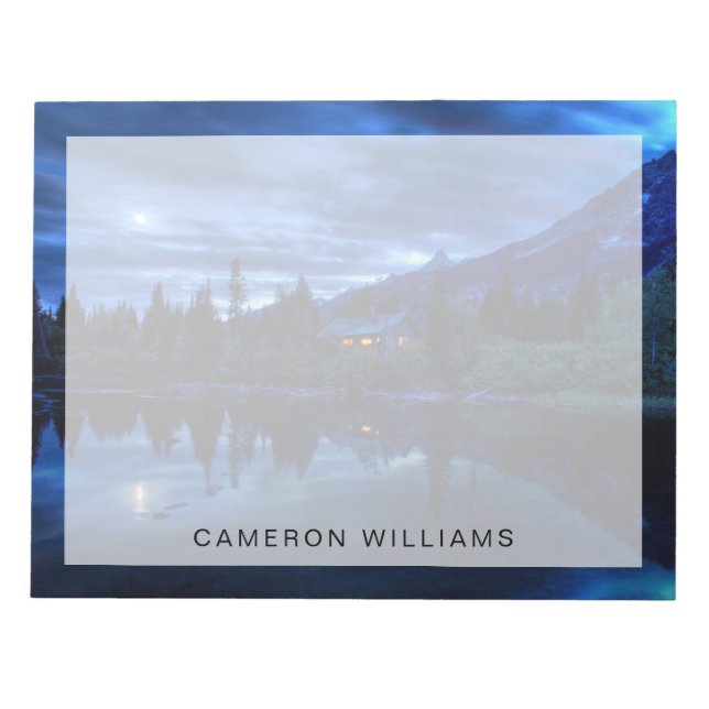 Bloco De Notas Água | Parque Nacional Jenny Lake Grand Teton (Frente)