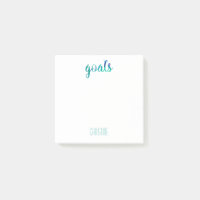Aguarela verde dos objetivos personalizada para
