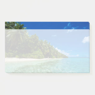 Bloco De Notas Águas Azuis de uma Praia Tropical