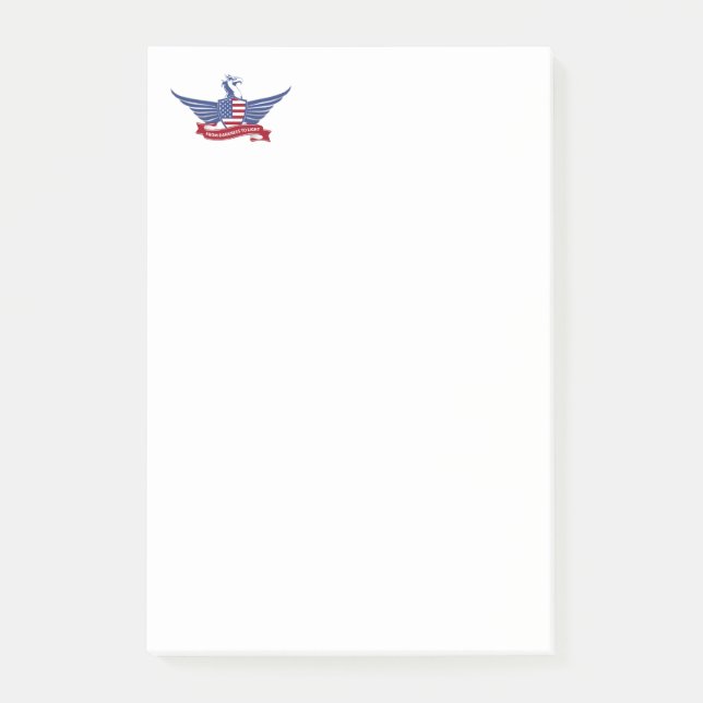 Bloco De Notas águia americana (Frente)