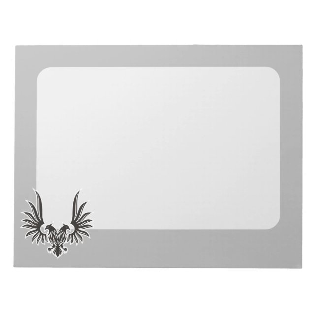 Bloco De Notas Águia com duas cabeças (Frente)