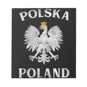 Bloco De Notas Águia Polonesa T Polônia Casaco de Armas Polska