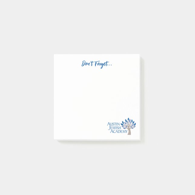 Bloco De Notas AJA Sticky Notes (Frente)