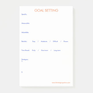 Bloco De Notas Ajuste do objetivo