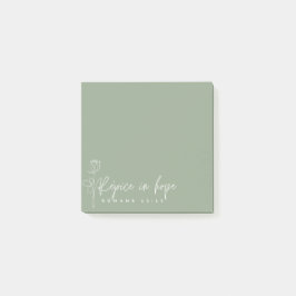 Bloco De Notas Alegra-se com as Postas de esperança