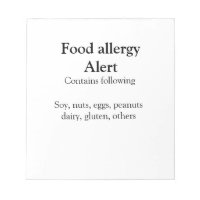 Alerta de alergia de comida adicionar nome texto i