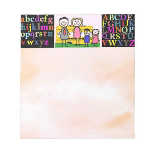 Bloco De Notas Alfabeto