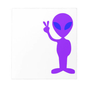 Bloco De Notas Alienígena amigável