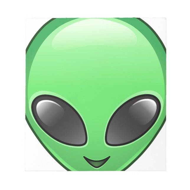 Bloco De Notas alienígena emoji (Frente)