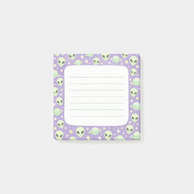 Bloco De Notas Alienígenas (Frente)