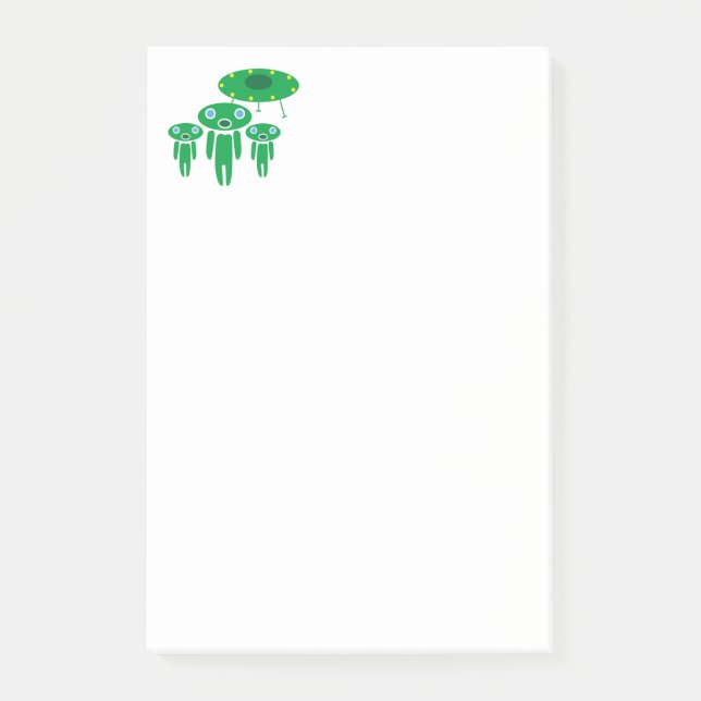 Bloco De Notas Aliens de chegada (Frente)