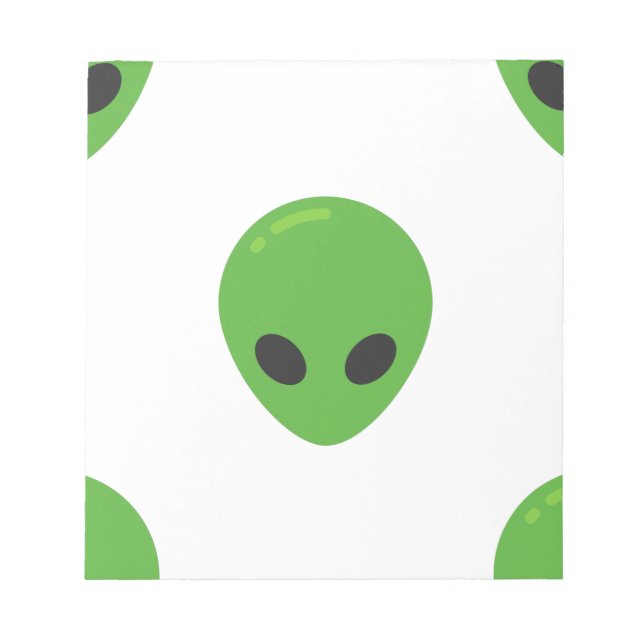 Bloco De Notas aliens emoji (Frente)