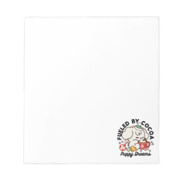 Bloco De Notas Alimentado por Sonhos de Cacau e Cãozinho - Cachor