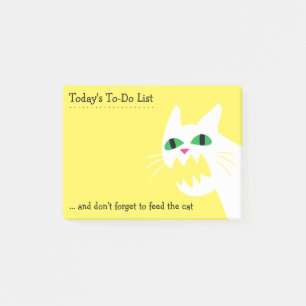 Bloco De Notas Alimente ao gato o tumulto engraçado ou o mel