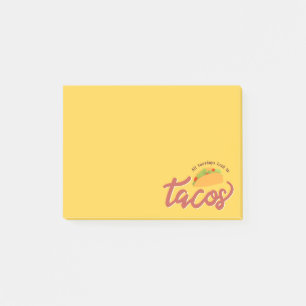 Bloco De Notas All tuesdays lead to tacos