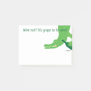 Bloco De Notas Alligador de Vinho Muito Suave