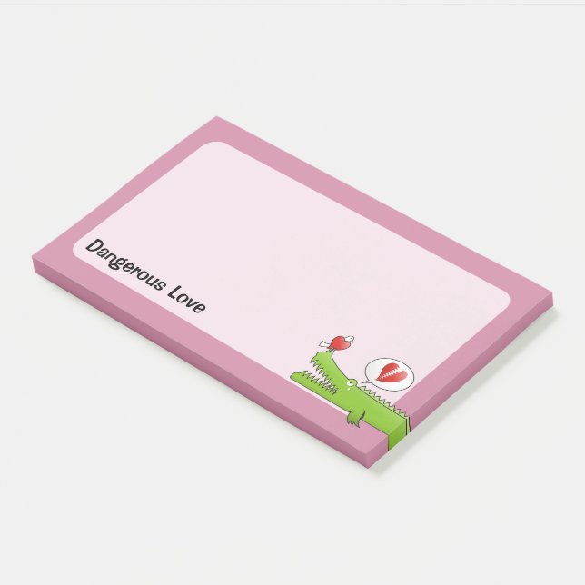 Bloco De Notas Alligator no Amor (Inclinado)