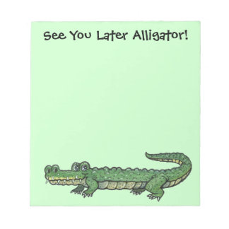 Bloco De Notas Alligator Note Pad