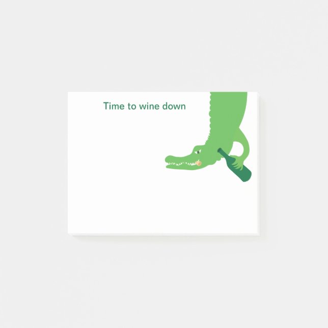 Bloco De Notas Alligator Wine (Frente)