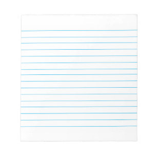 Bloco De Notas Almofada de memorando com linhas clássico alinhad