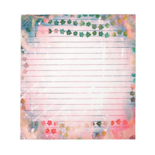 Bloco De Notas Almofada de memorando personalizada vintage com