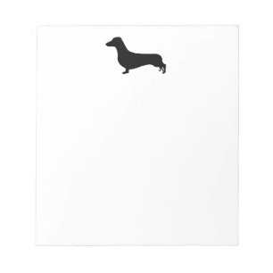 Bloco De Notas Almofada de nota do Dachshund