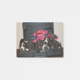 Bloco De Notas Almofada de nota do filhote de cachorro do cão de