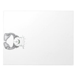 Bloco De Notas Almofada de nota do urso de panda