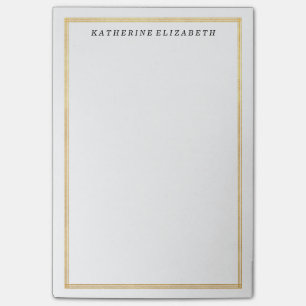 Bloco De Notas Almofada de nota personalizada beira do art deco