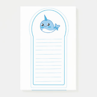 Bloco De Notas Almofada pegajosa de Narwal