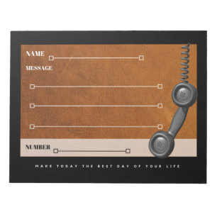 Bloco De Notas Almofadas do secretário memorando da mensagem de