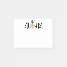 Aloha post-it do abacaxi