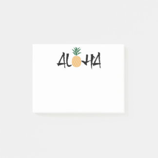 Bloco De Notas Aloha post-it do abacaxi