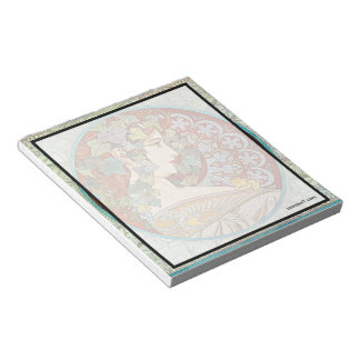 Bloco De Notas Alphonse Mucha Ivy