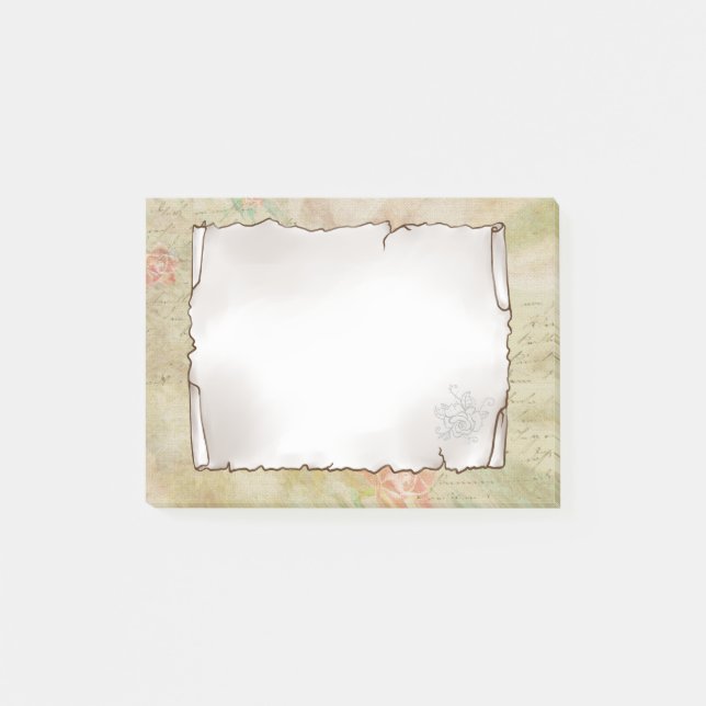 Bloco De Notas Altes Blatt post-it klebezettel (Frente)