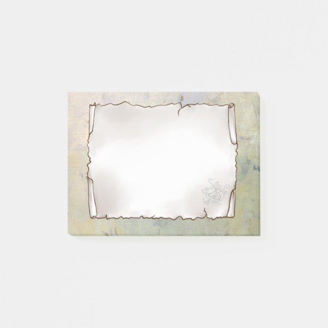 Bloco De Notas Altes Blatt post-it klebezettel (Frente)