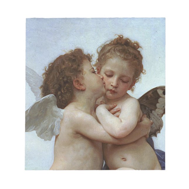Bloco De Notas Alunos L'Amour et Psyche de Bouguereau (Cupido) (Frente)